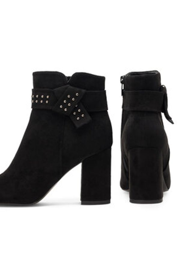 Clara Barson Botki MARI WYL3479-1 Czarny. Kolor: czarny. Materiał: materiał