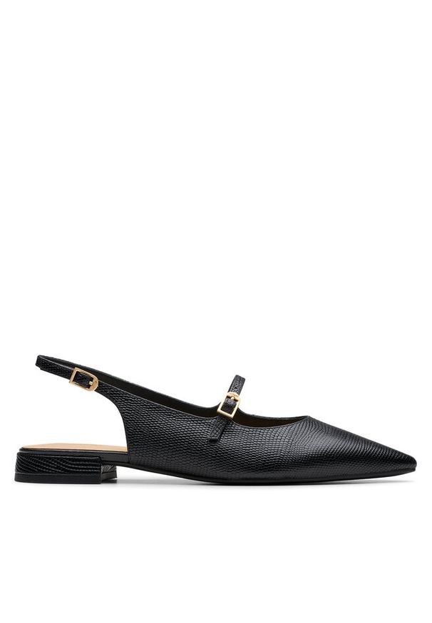 Baleriny Clarks. Kolor: czarny