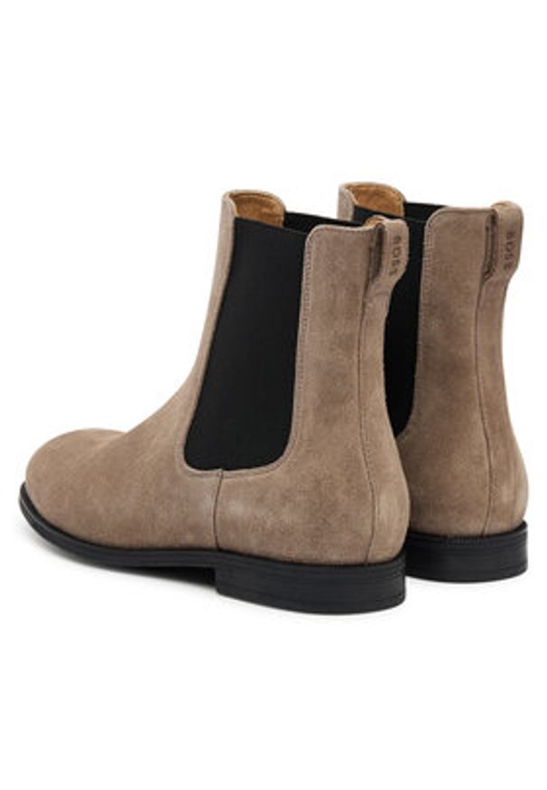 BOSS Półbuty Lycia 50548594 Brązowy. Kolor: brązowy. Materiał: skóra