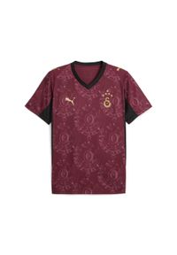 Puma - Męska trzecia koszulka Galatasaray SK 25/26 PUMA. Kolor: czerwony, beżowy, wielokolorowy. Sport: piłka nożna