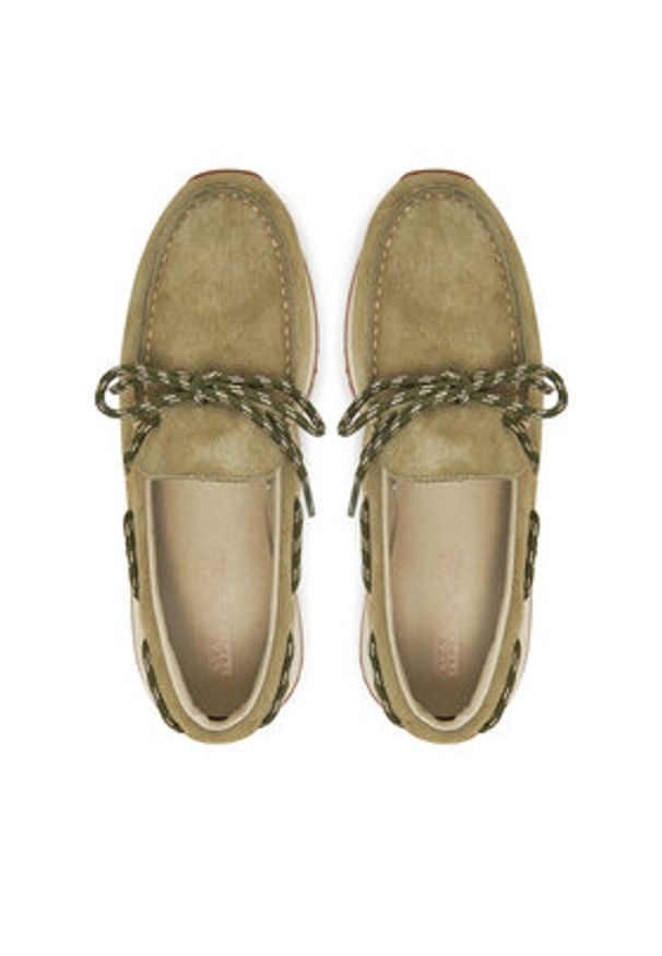 Napapijri Mokasyny Blaze NP0A4IR1 Zielony. Kolor: zielony. Materiał: skóra, zamsz