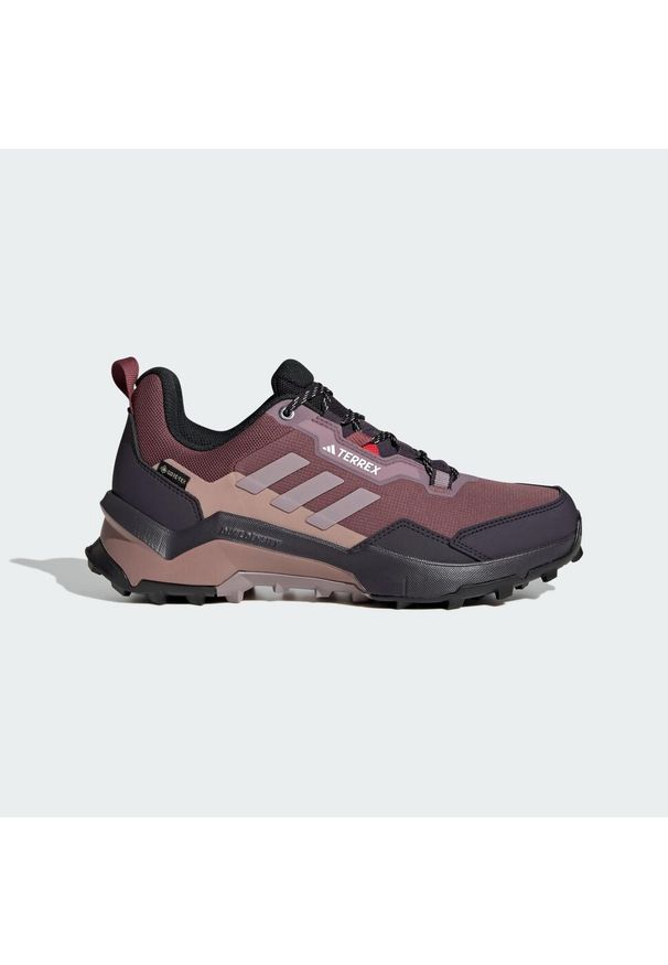Adidas - Terrex AX4 GORE-TEX Hiking Shoes. Okazja: na co dzień. Kolor: czerwony, różowy, fioletowy, wielokolorowy, brązowy. Materiał: materiał. Technologia: Gore-Tex. Model: Adidas Terrex