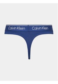Calvin Klein Underwear Stringi 000QF7188E Granatowy. Kolor: niebieski. Materiał: bawełna #4