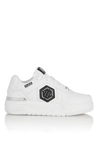 Philipp Plein - PHILIPP PLEIN Sneakersy SAFS USC0925 PTE003N Biały. Kolor: biały. Materiał: skóra #4