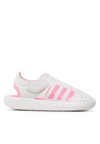 Adidas - adidas Sandały Summer Closed Toe Water Sandals H06320 Biały. Kolor: biały. Materiał: syntetyk