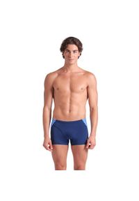 Arena - Bokserki kąpielowe męskie arena Monogram Swim Short. Kolor: wielokolorowy, niebieski, szary, zielony #1