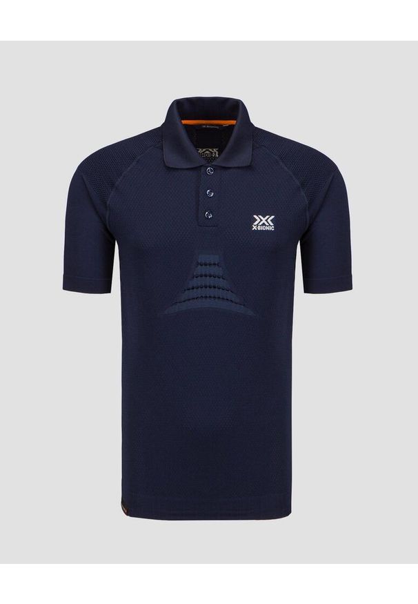 XBIONIC - Polo termoaktywne męskie X-Bionic Invent 4.0 Travel Polo. Typ kołnierza: polo. Kolor: niebieski. Styl: sportowy