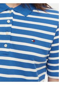 TOMMY HILFIGER - Tommy Hilfiger Polo 1985 WW0WW43224 Niebieski Regular Fit. Typ kołnierza: polo. Kolor: niebieski. Materiał: bawełna #4