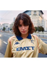 Kappa - Koszulka trzeciostrzałowa Athens Kallithea FC 2023/24. Kolor: wielokolorowy, żółty, pomarańczowy. Sport: piłka nożna #1