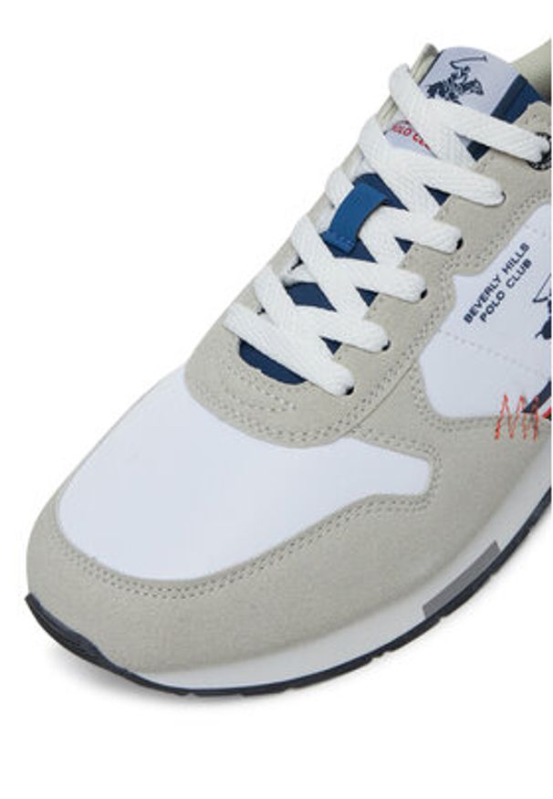 Beverly Hills Polo Club Sneakersy V5-6414 Beżowy. Kolor: beżowy. Materiał: materiał