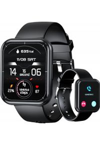 CHOETECH - Smartwatch Choetech Smartwatch Choetech WT001 z funkcją odbierania połączeń IP67 - czarny. Rodzaj zegarka: smartwatch. Kolor: czarny