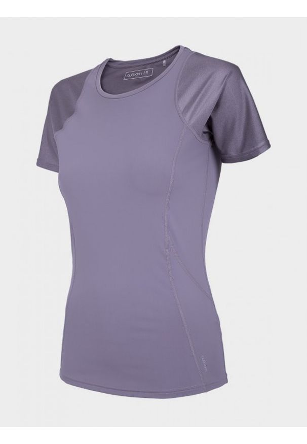outhorn - Koszulka treningowa damska. Materiał: dzianina, elastan, jersey, poliamid. Długość rękawa: krótki rękaw