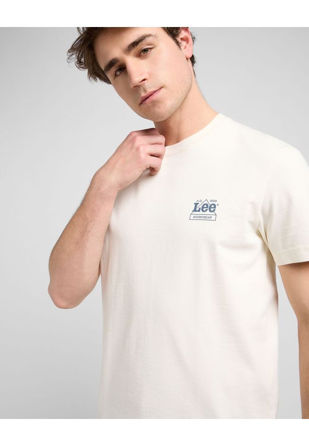 Lee - MESKA KOSZULKA LEE WW GRAPHIC TEE ECRU 112370482