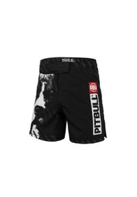 PITBULL - Spodenki męskie Pitbull treningowe Performance Pro plus ADCC. Kolor: czarny. Długość: krótkie. Sezon: lato