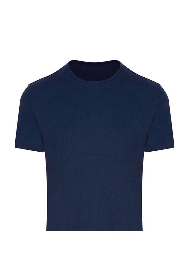 JUST COOL - Miejska Koszulka Fitness Unisex Dla Dorosłych. Kolor: niebieski. Sport: fitness