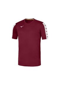Koszulka do piłki nożnej dla dzieci Mizuno Team nara train. Kolor: czerwony, wielokolorowy, brązowy. Sport: piłka nożna #1