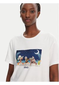 Liu Jo T-Shirt WA5260 JS003 M9445 Biały Regular Fit. Kolor: biały. Materiał: bawełna
