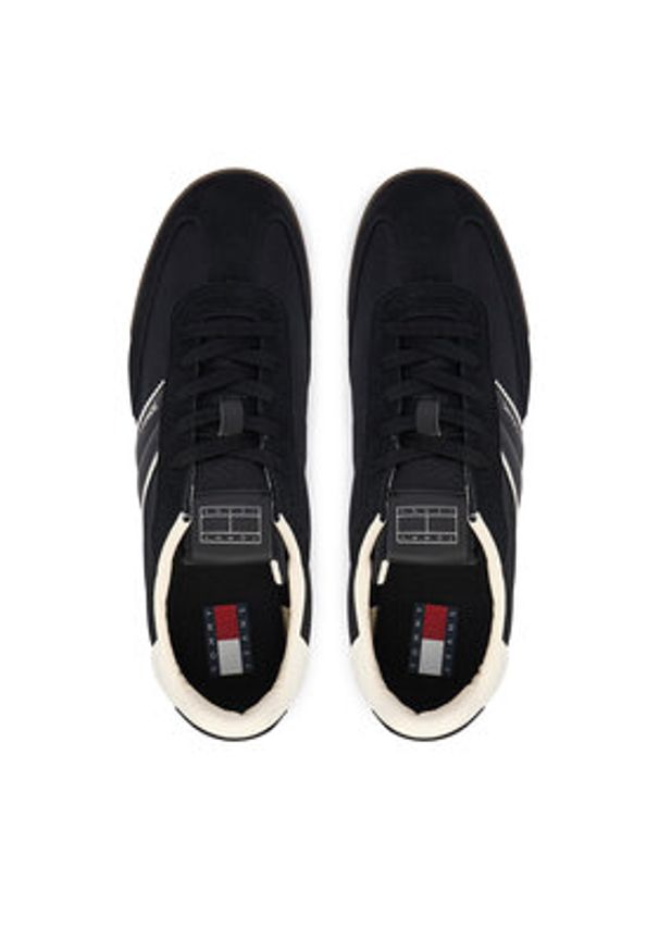 Tommy Jeans Sneakersy Tjm Retro Runner Cleated Winter EM0EM01664 Czarny. Kolor: czarny. Materiał: materiał