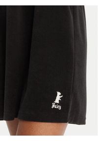 Juicy Couture Sukienka letnia Smocked Terry JCGED126007 Czarny Regular Fit. Kolor: czarny. Materiał: bawełna. Sezon: lato #3