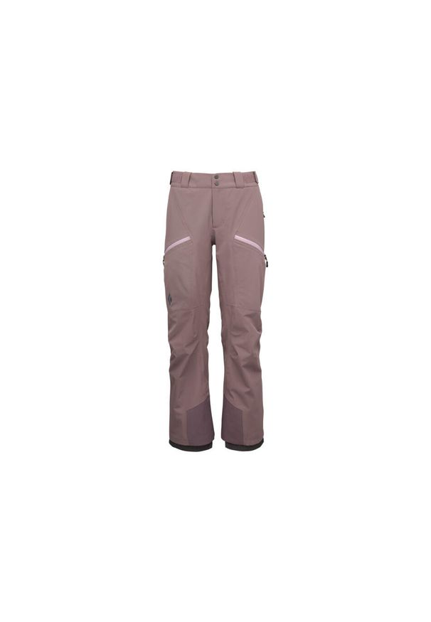Damskie ocieplane spodnie narciarskie Black Diamond Recon. Kolor: fioletowy. Sezon: zima. Sport: narciarstwo
