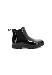 Native Shoes - Botki dziecięce NATIVE KENSINGTON TREKLITE GLOSS JUNIOR. Kolor: czarny. Sport: turystyka piesza