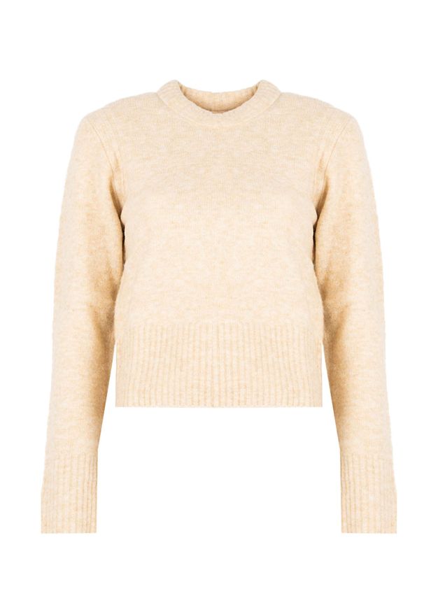 Pepe Jeans Sweter "Bonnie" | PL701906 | Bonnie | Kobieta | Piaskowy. Materiał: elastan, nylon, akryl, wełna. Długość: krótkie