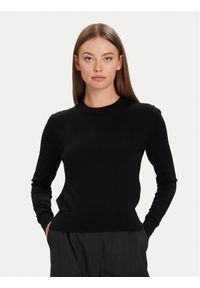 Calvin Klein Sweter LV044D370G Czarny Regular Fit. Kolor: czarny. Materiał: syntetyk #1