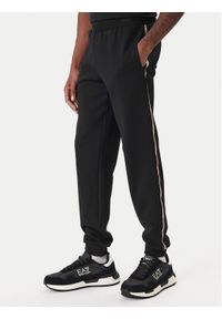 EA7 Emporio Armani Spodnie dresowe 7M001482 AF12660 UC001 Czarny Regular Fit. Kolor: czarny. Materiał: syntetyk #1