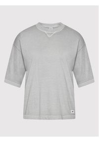 Reebok T-Shirt Boxy HH9702 Szary Loose Fit. Kolor: szary. Materiał: bawełna