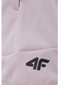 4f - 4F kurtka outdoorowa kolor fioletowy przejściowa. Kolor: fioletowy. Materiał: materiał. Długość rękawa: raglanowy rękaw. Długość: krótkie #2