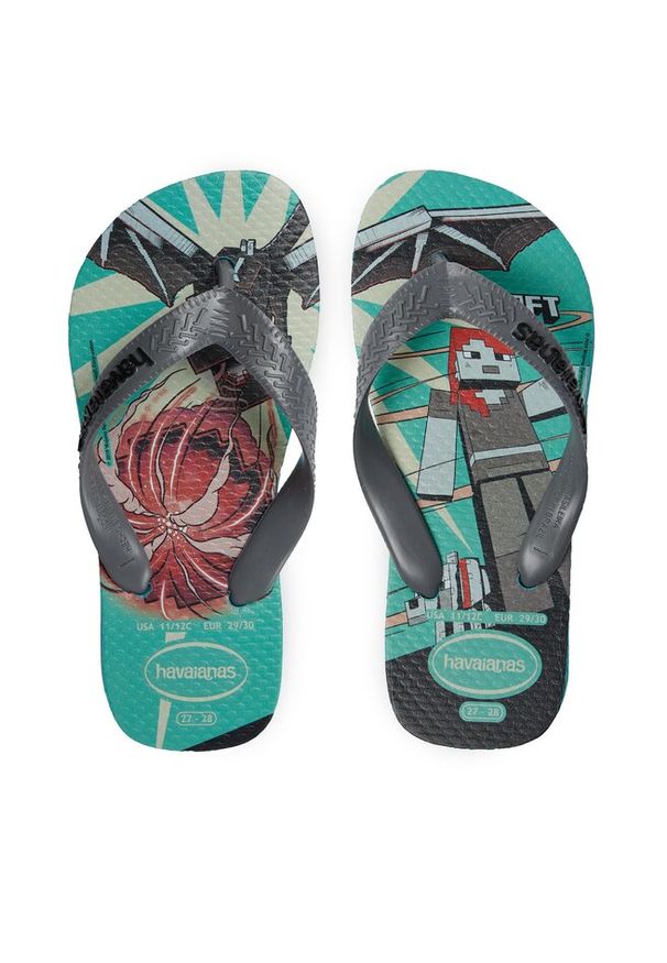 Japonki Havaianas. Wzór: kolorowy