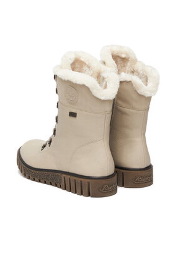 Rieker Trzewiki CEO-Y3424-60 Beżowy. Kolor: beżowy. Materiał: syntetyk, materiał