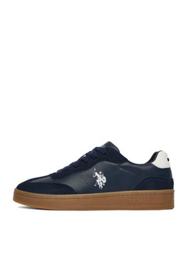 U.S. Polo Assn. Sneakersy EO-ROWAN001M/6LS1 Granatowy. Kolor: niebieski. Materiał: syntetyk, skóra