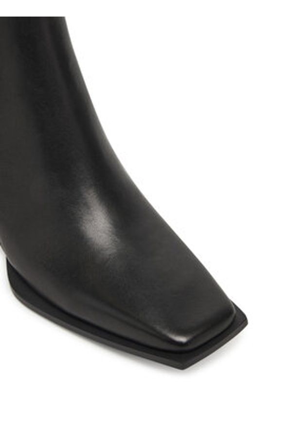 United Nude Botki Ricky Mid 109500116 Czarny. Kolor: czarny. Materiał: skóra