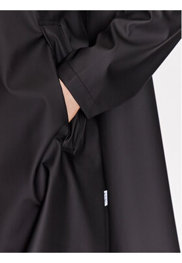 Rains Kurtka przeciwdeszczowa 18050 Czarny Regular Fit. Kolor: czarny. Materiał: syntetyk