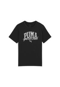 Puma - Młodzieżowa koszulka PUMA Class z grafiką PUMA Black. Kolor: czarny. Materiał: guma. Wzór: nadruk