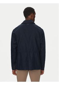 Michael Kors Kurtka przejściowa CS4205YBEY Granatowy Regular Fit. Kolor: niebieski. Materiał: len #6