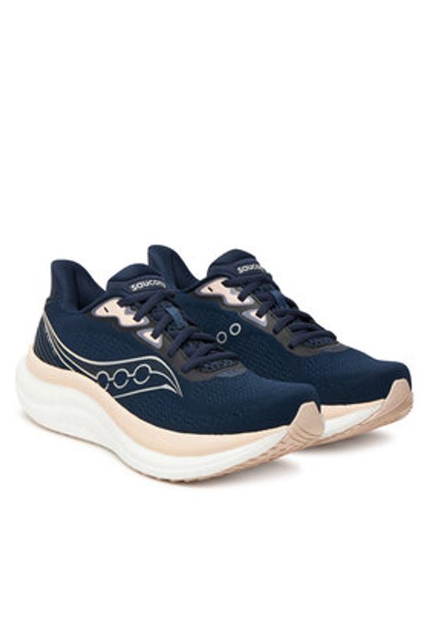 Saucony Buty do biegania Triumph 23 S11023 Granatowy. Kolor: niebieski. Materiał: materiał