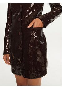 ROTATE Sukienka wieczorowa Basha 1127522910 Brązowy Slim Fit. Kolor: brązowy. Materiał: syntetyk. Styl: wizytowy #5