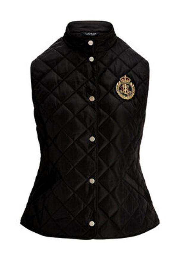 Lauren Ralph Lauren - LAUREN RALPH LAUREN Bezrękawnik 297951276005 Czarny Straight Fit. Kolor: czarny. Materiał: syntetyk. Długość rękawa: bez rękawów