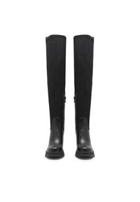 DeeZee Kozaki MELISSA WS5955-02 Czarny. Kolor: czarny. Materiał: materiał #3