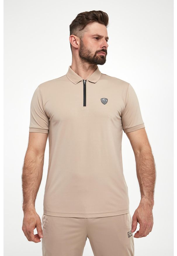 EA7 Emporio Armani - Polo męskie EA7 EMPORIO ARMANI. Typ kołnierza: polo