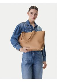 Love Moschino - LOVE MOSCHINO Torebka JC4121PP1OLT0104 Beżowy. Kolor: beżowy. Materiał: skórzane #1