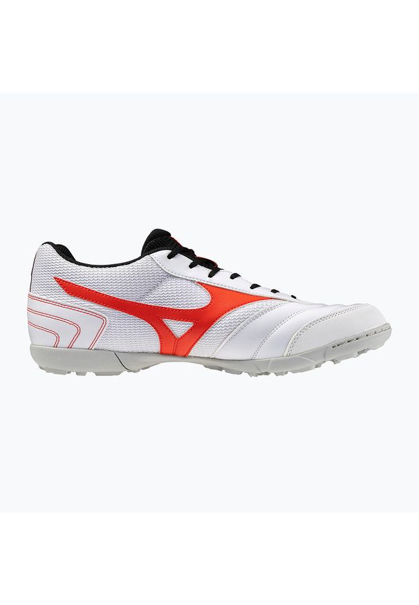 Buty piłkarskie męskie Mizuno MRL Sala Club TF white/radiant red 44 EU. Kolor: czarny, pomarańczowy, biały, wielokolorowy. Sport: piłka nożna