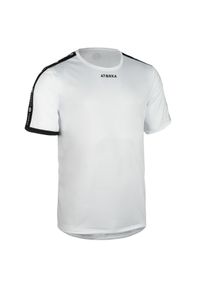 ATORKA - Koszulka do piłki ręcznej męska Atorka H100C. Kolor: biały. Materiał: materiał, poliester. Długość rękawa: krótki rękaw. Długość: krótkie
