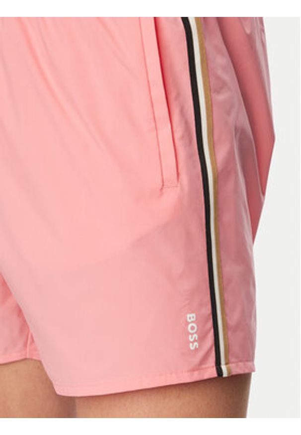 BOSS Szorty kąpielowe Iconic 50491594 Różowy jasny Regular Fit. Kolor: różowy