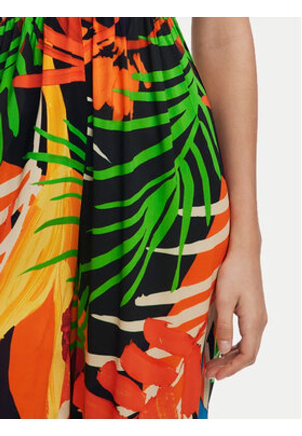 Desigual Kombinezon Bahamas 25SWMW03 Kolorowy Regular Fit. Materiał: wiskoza. Wzór: kolorowy