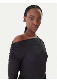 Patrizia Pepe Sukienka koktajlowa 8A1606/J37-K103 Czarny Regular Fit. Kolor: czarny. Materiał: syntetyk. Styl: wizytowy #4