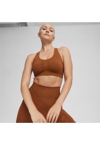 Stanik sportowy damski Puma. Kolor: brązowy. Sport: fitness #2