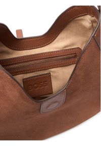 BOSS Torebka Boss Beyond Hobo S 50557954 Brązowy. Kolor: brązowy. Materiał: zamszowe, skórzane #2